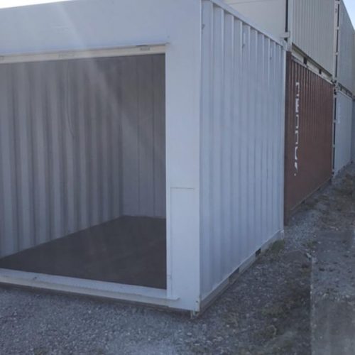 Get Simple Box 10 ft Container with Roll Up Door Yard Storage Solution for Sale