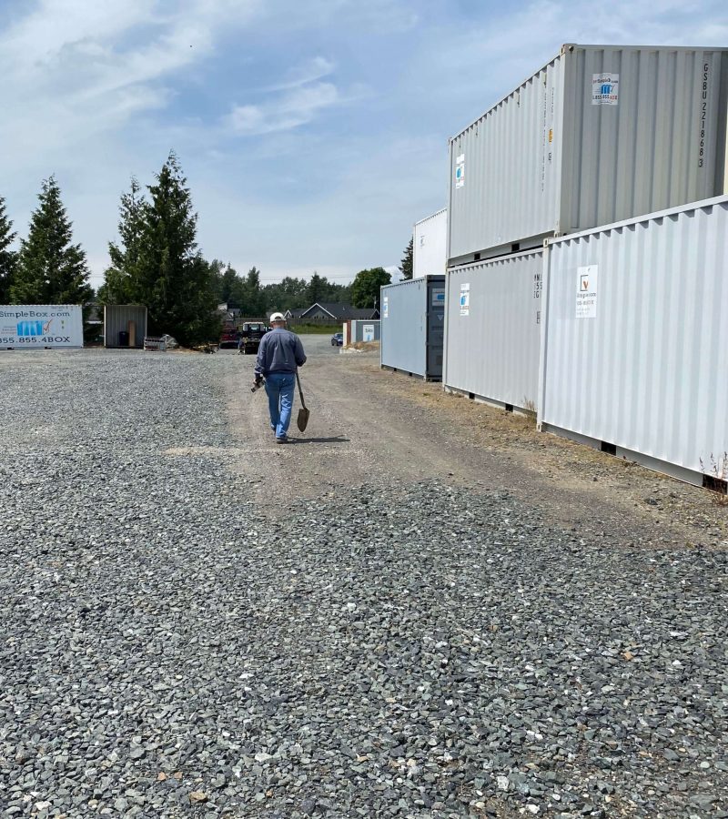Moving containers from Burlington to Mount Vernon Washington