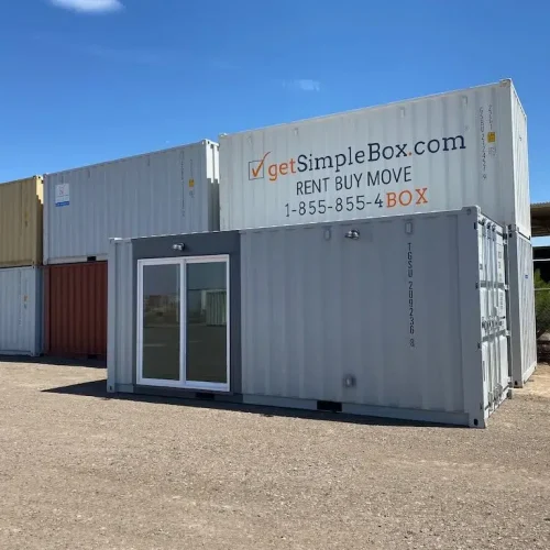 40 Ft High Cube Shipping Container with 4 Side Doors perfect for storage, delivery with Get Simple Box