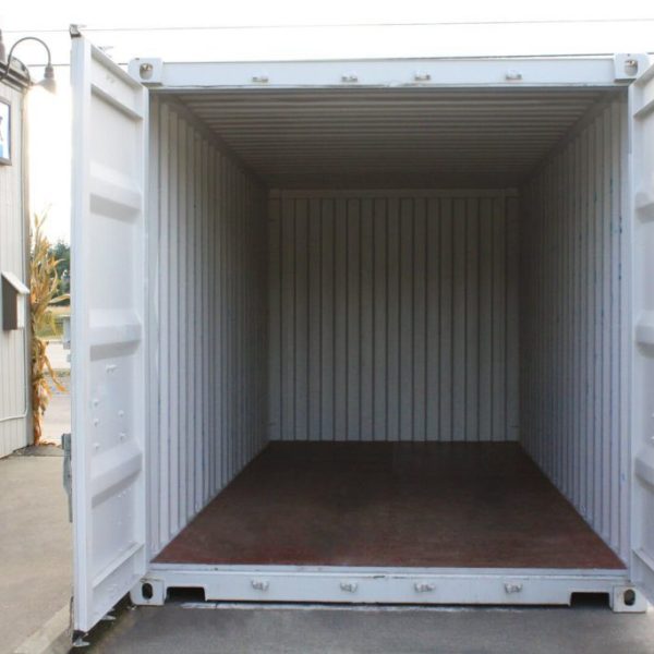 Inside new 8x20 container