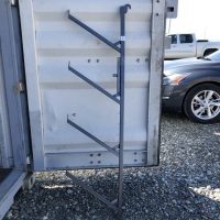 Pipe rack brackets for shipping containers