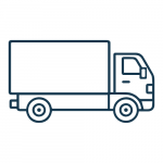 Container delivery truck Spokane North Idaho
