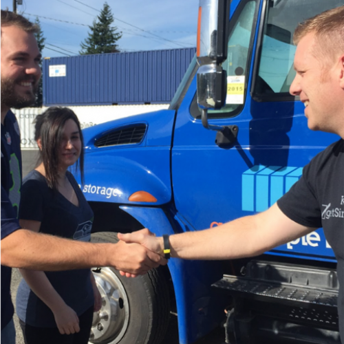 Container placement at location Lynden