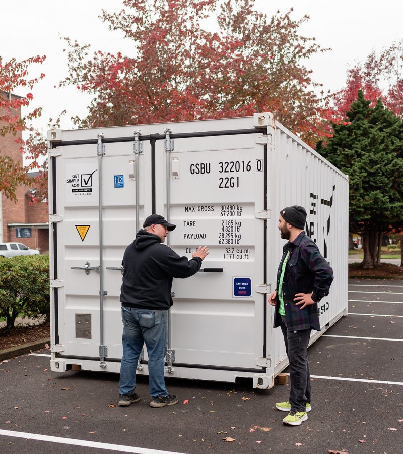 Custom shipping container modification project in Corvallis serving Polk County