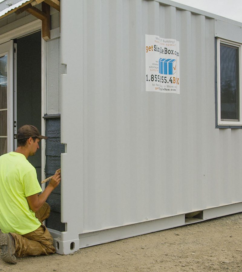 Custom shipping container modification project in Lebanon serving Linn County