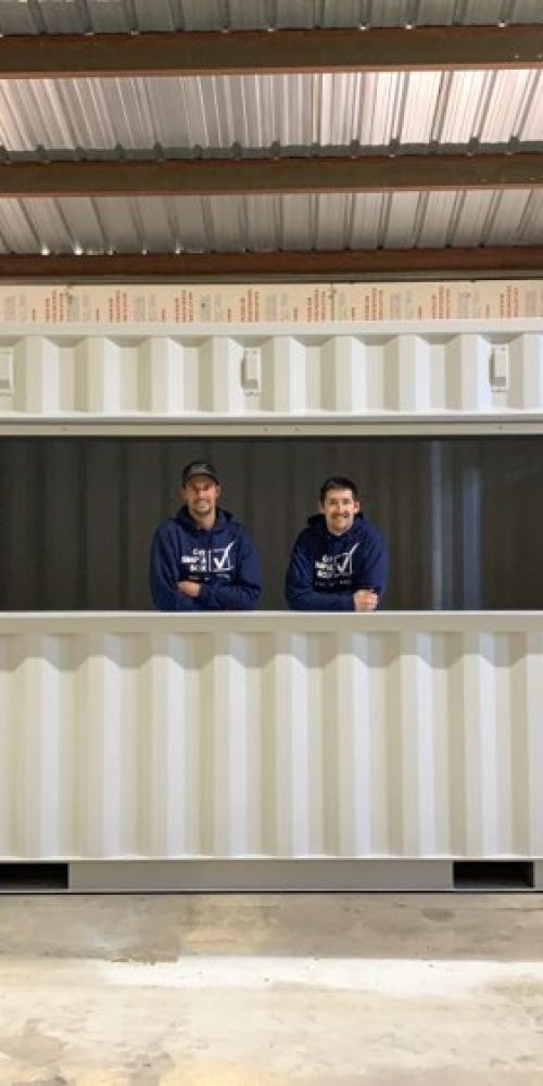 Custom shipping container modification project in McMinnville serving Yamhill County