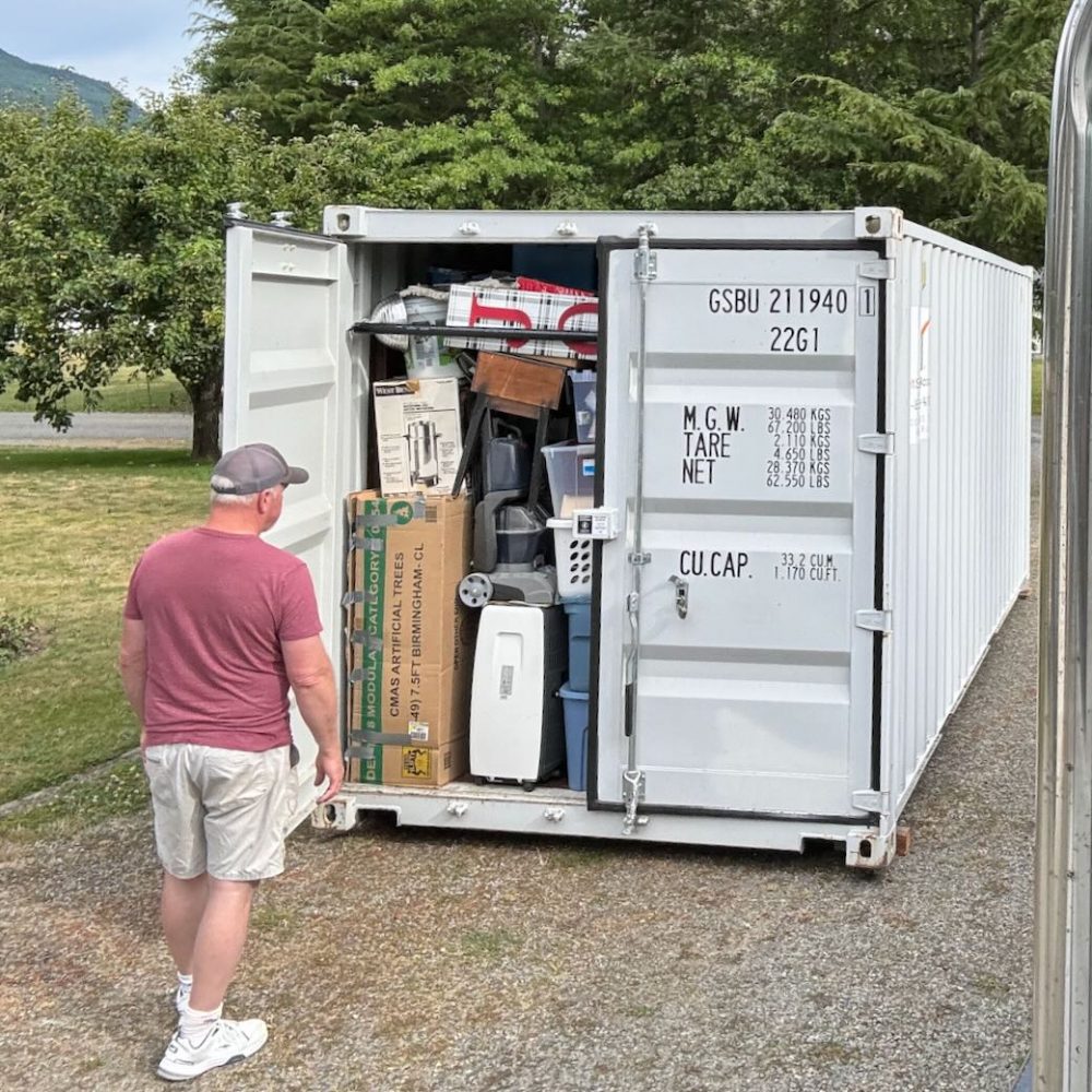Storage container rental in Bellingham serving Whatcom County