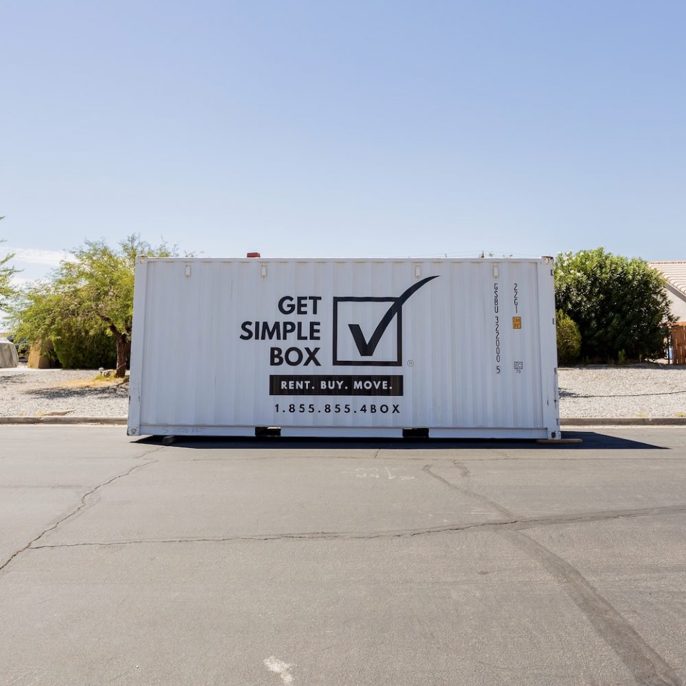 Storage container rental in Rancho Mirage serving San Bernardino County
