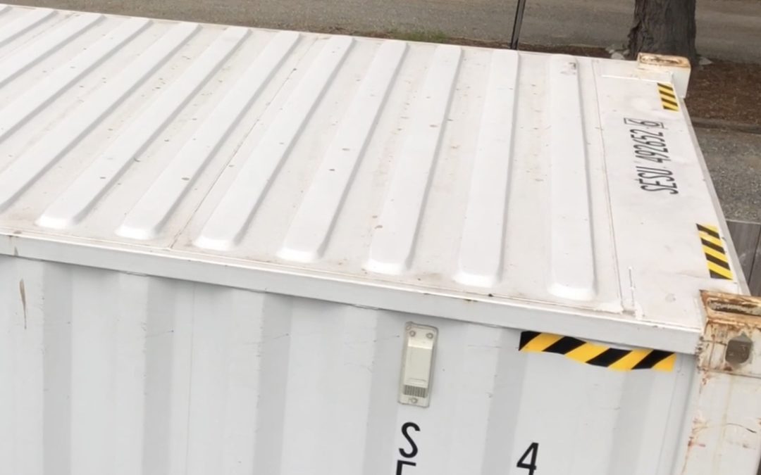 Take a Look at Roof and Underside of a Shipping Container