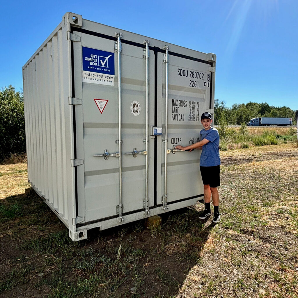 Ground level container delivery Lynden