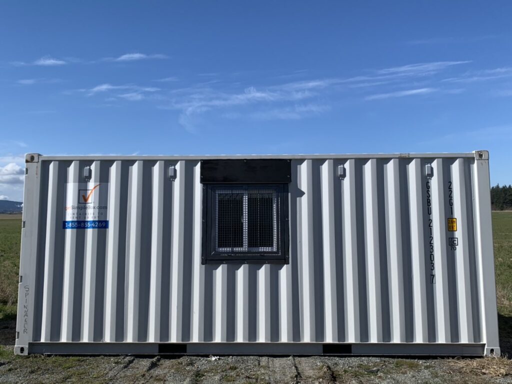 Custom shipping container modification project in Dallas serving Polk County