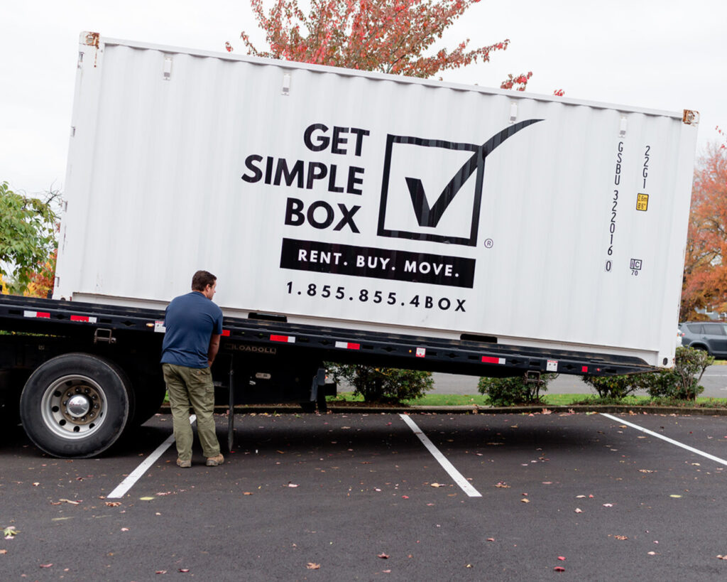Storage container rental in Silverton serving Yamhill County